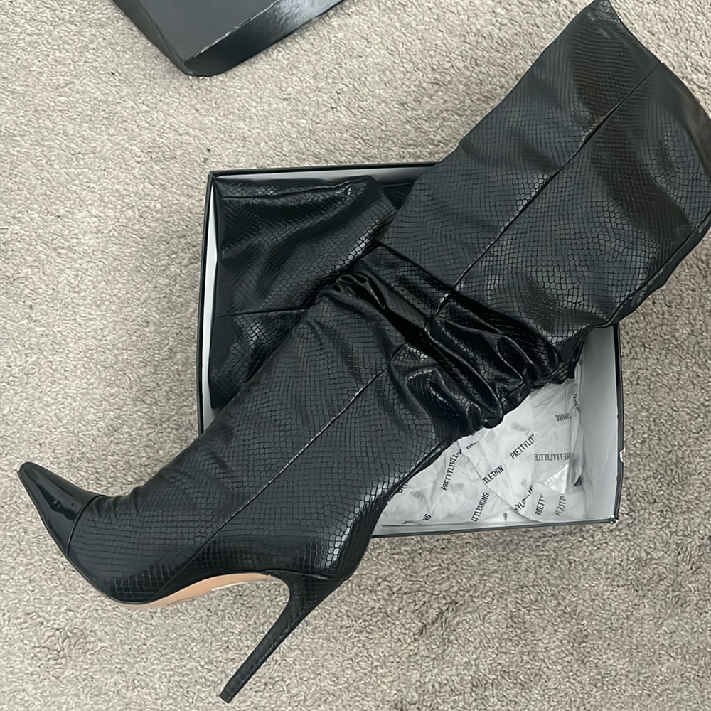 Pretty Little Thing Knee High Boots